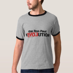 ロン・ポールの改革の信号器T Tシャツ