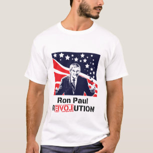 ロン・ポールの改革の白いTシャツの男性 Tシャツ