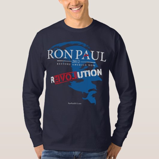 ロン・ポールの改革の2012年のワイシャツ Tシャツ (正面)