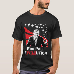 ロン・ポールの改革のTシャツの黒 Tシャツ
