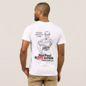 ロン・ポールの改革のTシャツ Tシャツ (裏面フル)