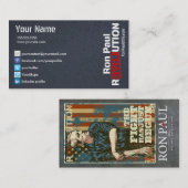 ロン・ポールの改革カード 名刺 (正面/裏面)