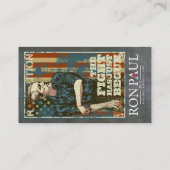 ロン・ポールの改革カード 名刺 (裏面)