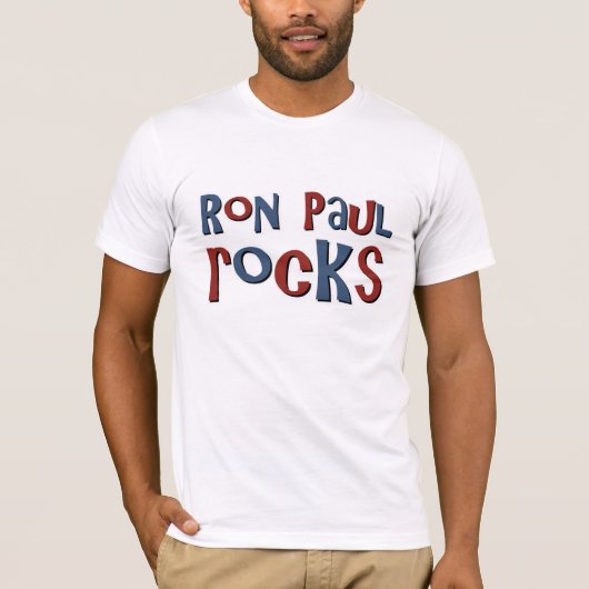 ロン・ポールの石 Tシャツ (正面)