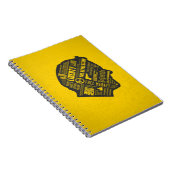 ロン・ポールの自由意志論者の抽象芸術の思考のノート ノートブック (右側)