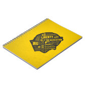 ロン・ポールの自由意志論者の抽象芸術の思考のノート ノートブック (左側)