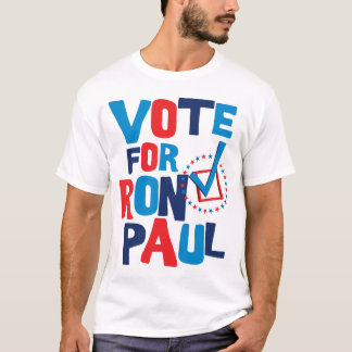 ロン・ポールの選挙2012年のための投票 Tシャツ