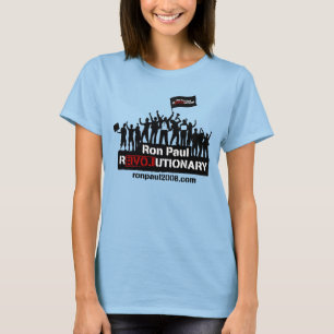 ロン・ポールの革命的な信号器T Tシャツ