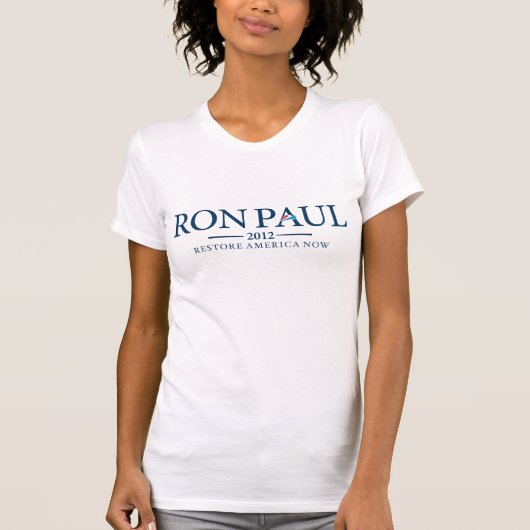 ロン・ポールの2012年のワイシャツ Tシャツ (正面)