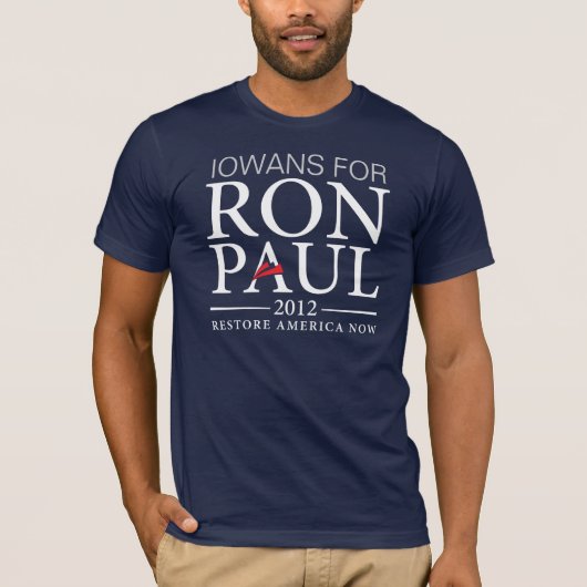 ロン・ポールの2012年のワイシャツ Tシャツ (正面)