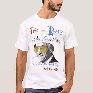 ロン・ポールの"恐れ対自由"の基本的なTシャツ Tシャツ