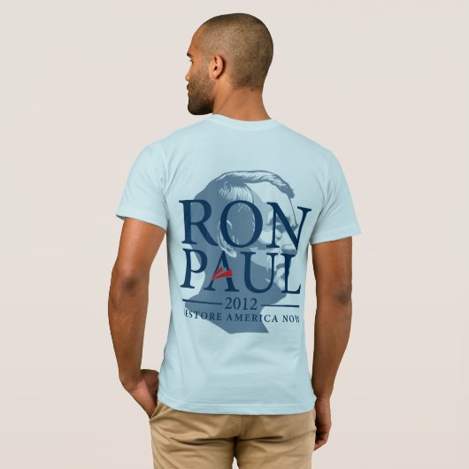 ロン・ポールは憲法のワイシャツを法律化します Tシャツ (裏面フル)