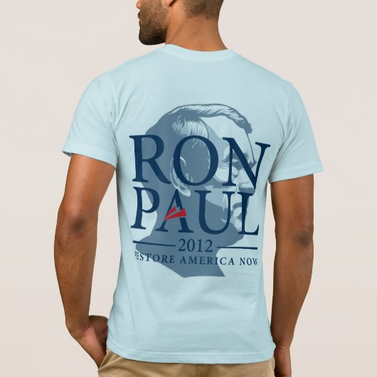 ロン・ポールは憲法のワイシャツを法律化します Tシャツ (裏面)