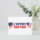ロン・ポールを応援する！ ポストカード (スタンド正面)
