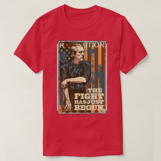 ロン・ポール戦いが始まったばかりだ Tシャツ (デザイン正面)