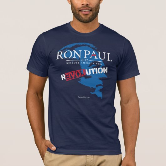 ロン・ポール革命2012シャツ Tシャツ (正面)