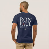 ロン・ポール革命2012年Tシャツ Tシャツ (裏面フル)