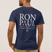 ロン・ポール革命2012年Tシャツ Tシャツ (裏面)