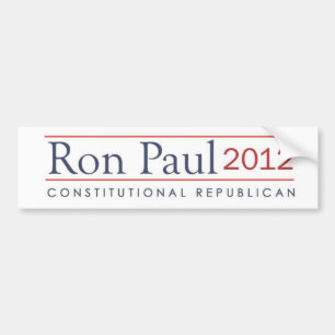 ロン・ポール2012の体質性の共和党員 バンパーステッカー
