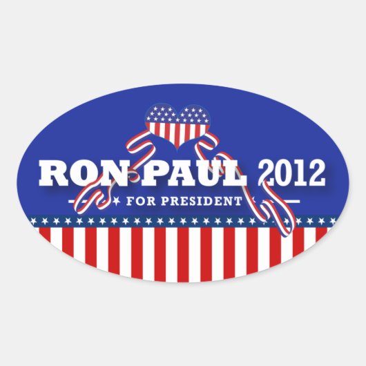 ロン・ポール2012年プレジデント 楕円形シール (正面)