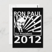 ロン・ポール2012年社長就任 ポストカード (正面/裏面)