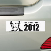 ロン・ポール2012年 バンパーステッカー (車上)