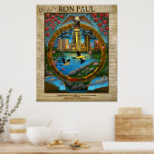 ロン・ポール2012：アイオワのリーバーティ ポスター (キッチン)
