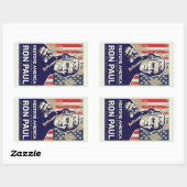 ロン・ポール・ジェファーソン・ステッカー 長方形シール (シート)