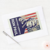 ロン・ポール・ジェファーソン・ステッカー 長方形シール (封筒)