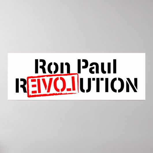 ロン・ポール・ポスターバナー ポスター (正面)