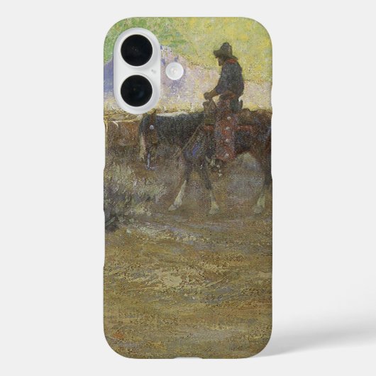 ロン・メガージによる牧場での牛飼い Case-Mate iPhoneケース (裏面)