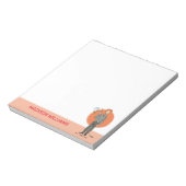 ロン・ヴァースリーイラストレーション食べ「スラッグ」 ノートパッド (回転)