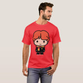 ロン・ヴァースリー漫画キャラクターアート Tシャツ (正面フル)