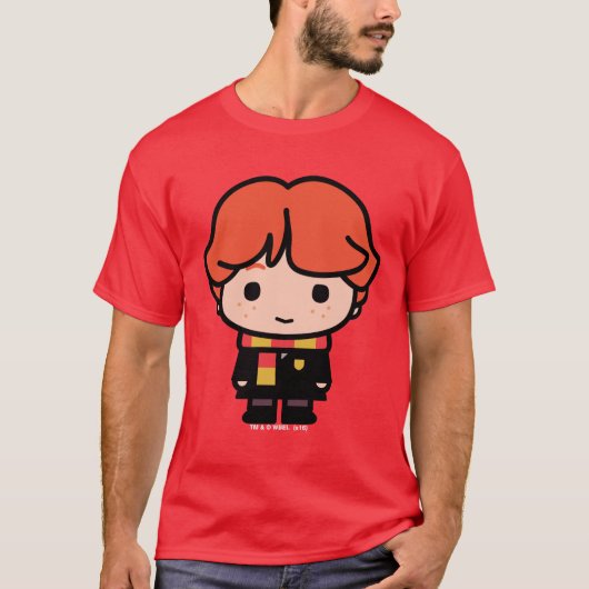 ロン・ヴァースリー漫画キャラクターアート Tシャツ (正面)