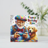 ロン～誕生日カード～ゴールデンレトリバー～ (スタンド正面)