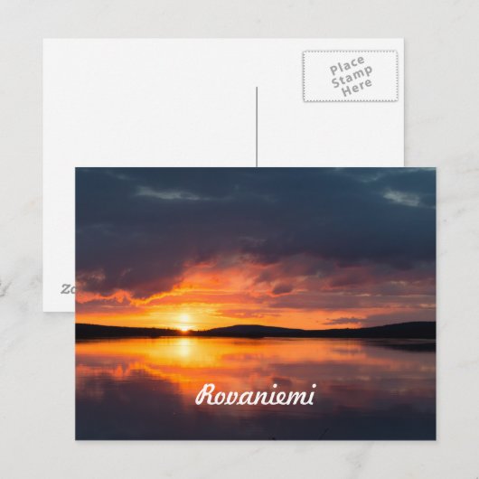 ロヴァニエミ ポストカード (正面/裏面)