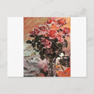 ロヴィス・コリント 薔薇 1924 花 ポストカード