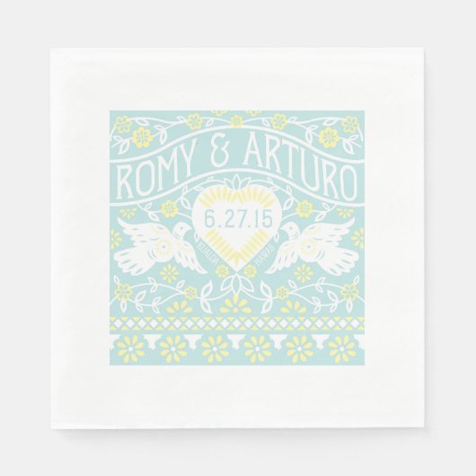 ロヴェバードパペルピカドスタイルカスタマイズナプキン スタンダードランチョンナプキン (正面)