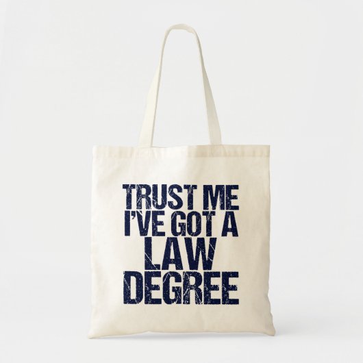 ローおもしろいスクール卒業弁護士ユーモア引用文 トートバッグ (正面)