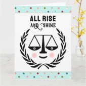 ローおもしろいスクール卒業 カード (黄色い花)