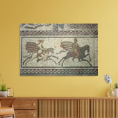 ローアットローマンヴィラからのモザイク舗装 キャンバスプリント (インサイチュ (リビング))