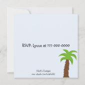 ローアリンググッドタイムパーティの招待状 招待状 (裏面)