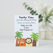 ローアリンググッドタイムパーティの招待状 招待状 (スタンド正面)