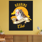 ローアリングサンダウンクラブサベルトゥートータイガー キャンバスプリント (インサイチュ (リビング))