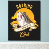 ローアリングサンダウンクラブサベルトゥートータイガー キャンバスプリント (インサイチュ (ウッドフロア))