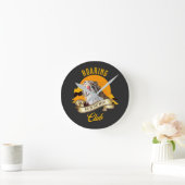 ローアリングサンダウンクラブサベルトゥートータイガー ラウンド壁時計 (ホーム)