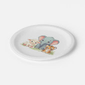 ローアリングズー誕生日紙プレート ペーパープレート (アングル)