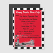 ローアリングティーズテーマ マグネット招待状 (正面/裏面)