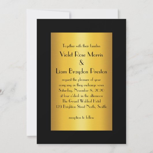 ローアリングティーズ結婚式招待状 招待状 (裏面)