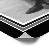 ローアリングティーズFlapper B&W ポスター (角)